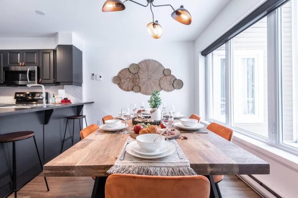 L'Erabliere Tremblant Ski Inout Condo W 2Bdrs Mont-Tremblant Ngoại thất bức ảnh