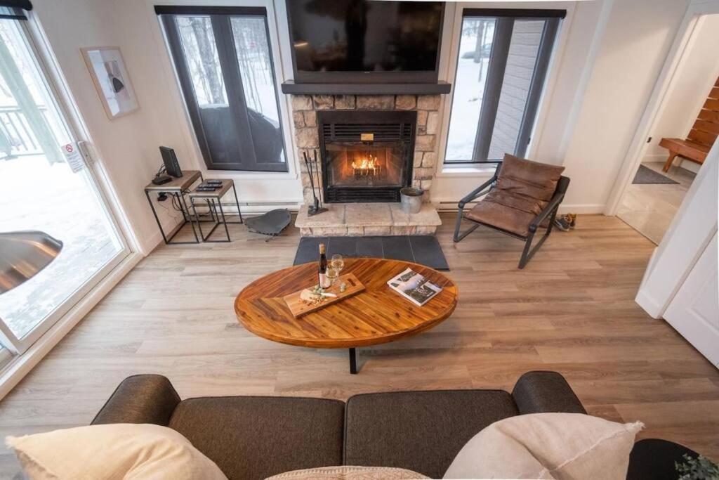 L'Erabliere Tremblant Ski Inout Condo W 2Bdrs Mont-Tremblant Ngoại thất bức ảnh